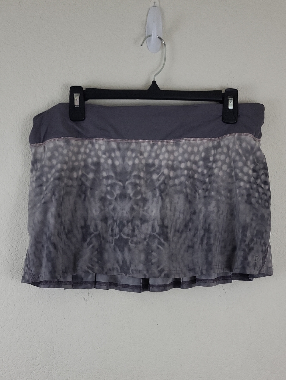 Lululemon Run Speed Skirt Snowy Owl Gray Size 10